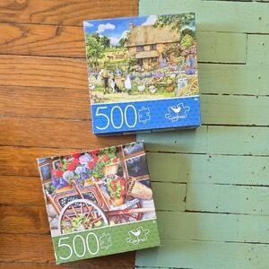 Two 500-Piece Puzzle Bundle